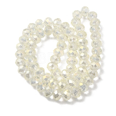 Electroplate Glass Beads Strands LS-EGLA-D020-8x5mm-70-1