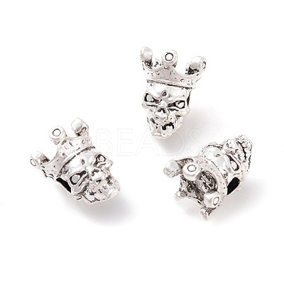 Tibetan Style Alloy Beads PALLOY-F257-04-1