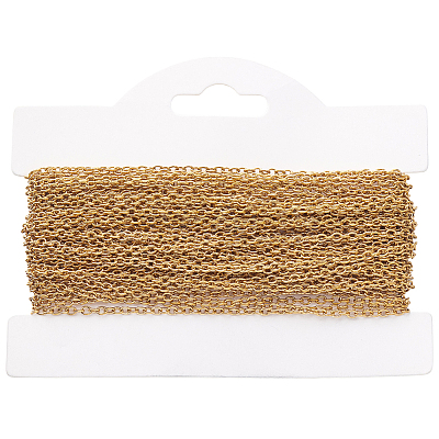 10M PVD Vacuum Plating 316 Stainless Steel Cable Chains CHS-BBC0001-19-1