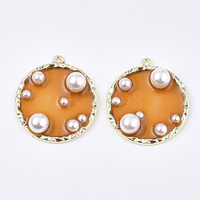 Epoxy Resin Pendants RESI-S365-84C-1