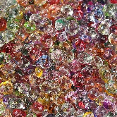 6/0 Spray Paint Fringe Glass Seed Beads X1-SEED-H003-11H-1