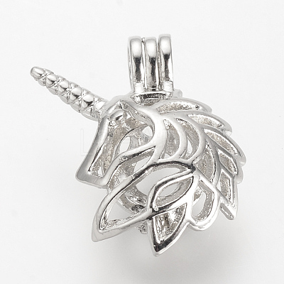 Alloy Diffuser Locket Pendants PALLOY-S062-22-1