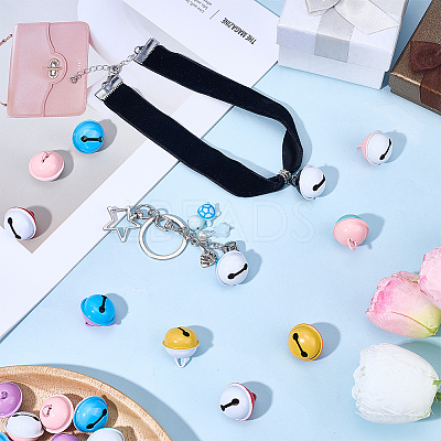 48Pcs 12 Colors Zinc Alloy Pendants FIND-SP0005-30-1