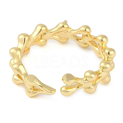 Brass Cuff Finger Ring Settings LS-KK-L219-15B-G-1
