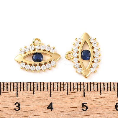 Brass Micro Pave Cubic Zirconia Pendants KK-U017-08C-G-1