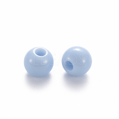 Opaque Acrylic Beads MACR-S370-C6mm-SS2113-1