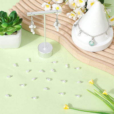 96Pcs ABS Plastic Imitation Pearl Pendants KY-SC0002-32P-1