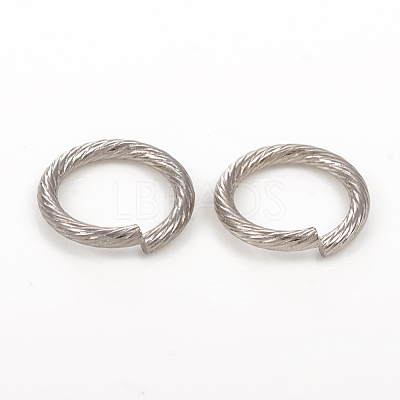 Tarnish Resistant 304 Stainless Steel Open Jump Rings STAS-G224-23P-01-1