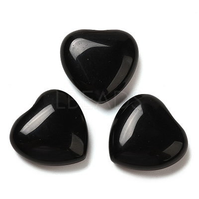 Natural Obsidian Cabochons G-F776-02A-20-1