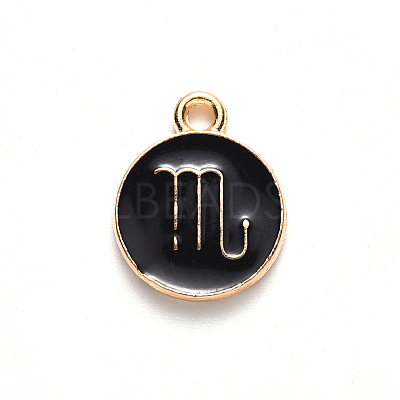 Alloy Enamel Pendants LS-ENAM-S124-01A-08L-1