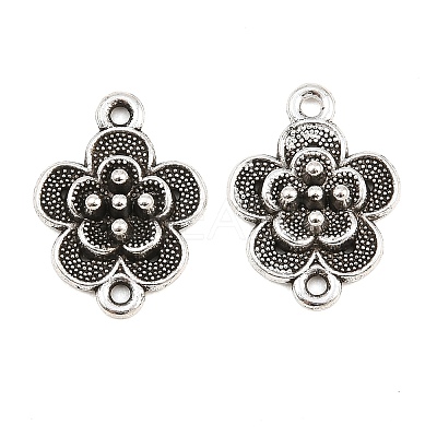 Tibetan Style Alloy Connector Charms AL-CBA8479-09AS-1