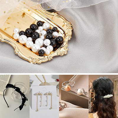 Imitation Pearl Acrylic Beads OACR-NB0001-13-1