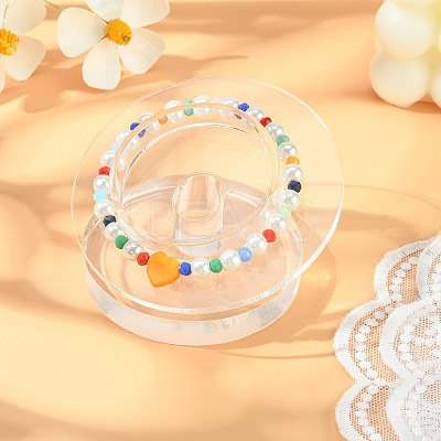 Organic Glass Bracelets/Bangles Display Racks X-BDIS-N001-02-1