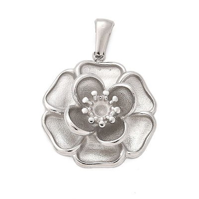 304 Stainless Steel Pendants STAS-Q349-01F-P-1