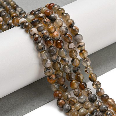 Natural Agate Beads Strands G-M437-B01-02-1