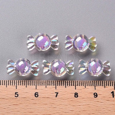 Transparent Acrylic Beads TACR-S152-03B-SS2114-1