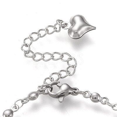 Tarnish Resistant 304 Stainless Steel Bracelet Making STAS-L248-001P-B-1