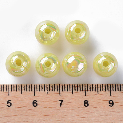 Opaque Acrylic Beads MACR-S370-D10mm-A10-1