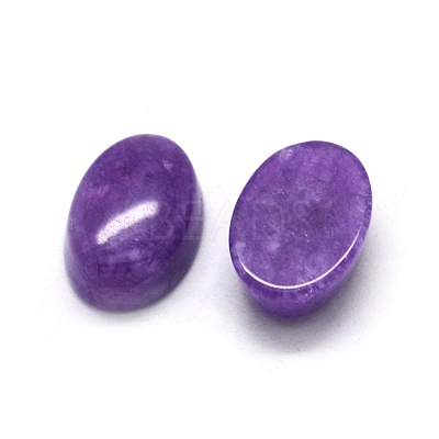 Natural Dyed Jade Cabochons G-O175-21A-1