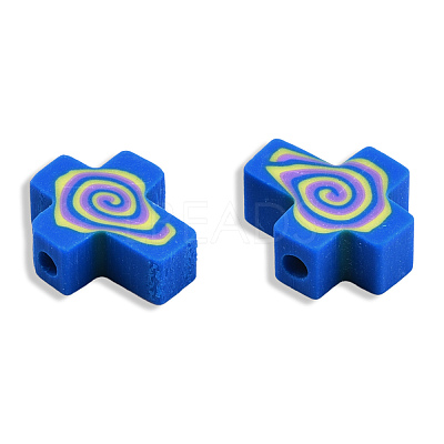 Handmade Polymer Clay Beads CLAY-T020-30A-1
