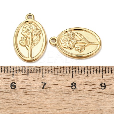 304 Stainless Steel Pendants STAS-I358-12G-02-1
