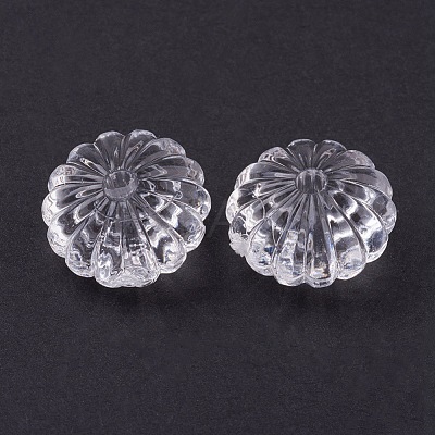 Transparent Acrylic Beads PL712Y-1-1