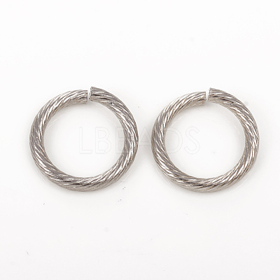 Tarnish Resistant 304 Stainless Steel Open Jump Rings STAS-G224-23P-01-1