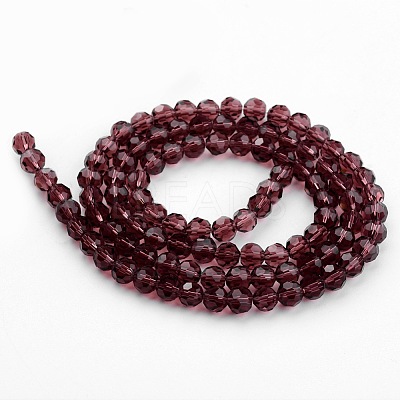 Transparent Glass Bead Strands X-GLAA-G013-6mm-59-1