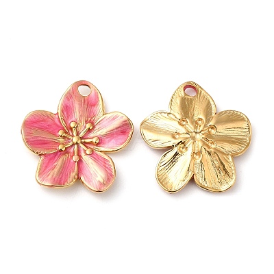 304 Stainless Steel Enamel Pendants X-STAS-K256-17G-03-1