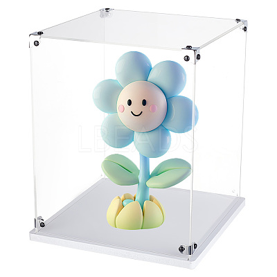 Transparent Acrylic Minifigures Display Case ODIS-WH0043-92A-1