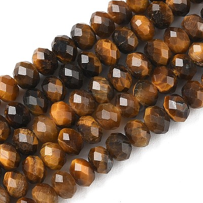 Natural Tiger Eye Bead Strands G-D344-A20-03-1