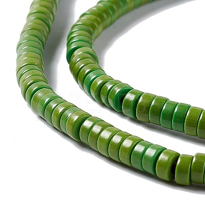 Synthetic Turquoise Beads Strands X-TURQ-G110-4x2mm-10-1