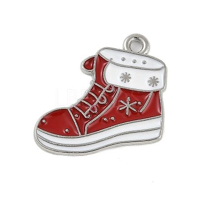 Christmas Theme Alloy Enamel Pendants ENAM-Z020-02B-1