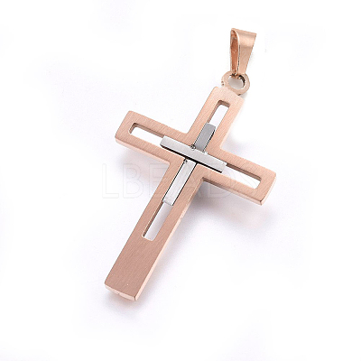 304 Stainless Steel Pendants STAS-O108-67-1