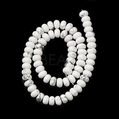 Synthetic Howlite Beads Strands G-K340-B06-02-1