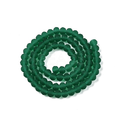 Transparent Glass Beads Strands EGLA-A044-T6mm-MD18-1