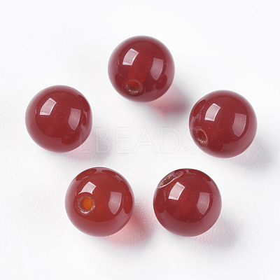 Natural Carnelian Beads G-K275-12-6mm-1