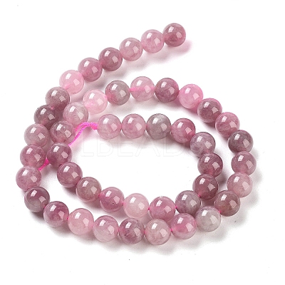 Natural Madagascar Rose Quartz Beads Strands G-B076-A01-02-1