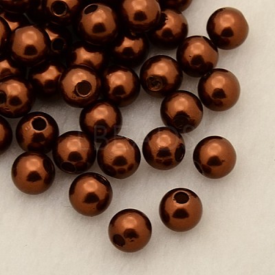 Imitation Pearl Acrylic Beads PL607-06-1