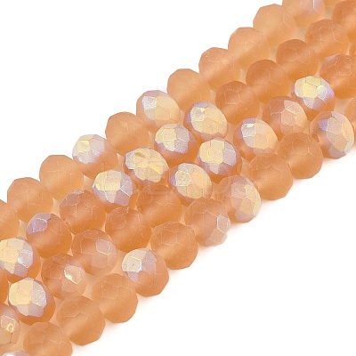 Transparent Glass Beads Strands LS-EGLA-A044-T8mm-MB23-1