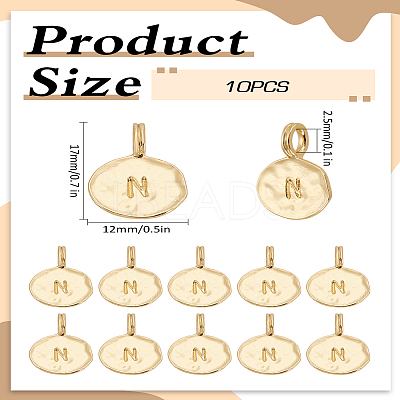 10Pcs Alloy Pendants FIND-LP0003-36N-1