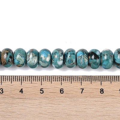 Dyed Synthetic Imperial Jasper Beads Strands G-P529-E01-A05-1