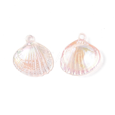 UV Plating Opaque Acrylic Pendants PACR-M003-16D-1