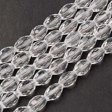 Glass Beads Strands X-GC893Y-14-1