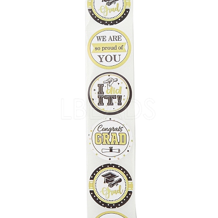 Graduation Theme Stickers Roll DIY-H167-04B-1