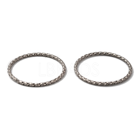 Non-Tarnish 304 Stainless Steel Saw Cut Open Jump Rings STAS-L262-37B-P-1