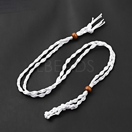 Braided Wax Rope Cord Macrame Pouch Necklace Making NJEW-J007-02-1