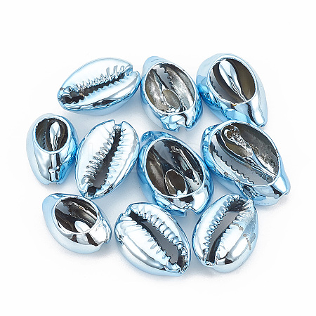 Electroplated Sea Shell Beads SSHEL-S258-06C-1
