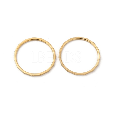 Ion Plating(IP) 304 Stainless Steel Finger Rings RJEW-I101-02D-G-1