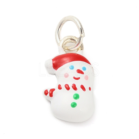 Christmas Themes Alloy Enamel Pendants FIND-I063-01F-1